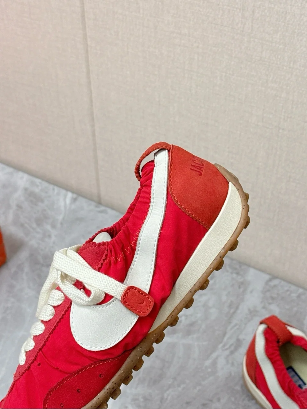 Nike Red and White Women's Sneakers